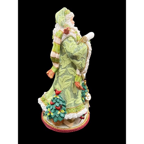 NWOB Fitz and Floyd Holiday Home 10.75" Hand-Painted Santa Musical Figurine - Picture 5 of 10